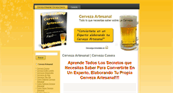 Desktop Screenshot of cerveza-artesanal.com